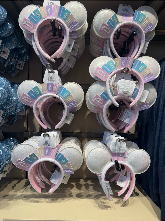 Disney Sparkle Pastel Disneyland Ears Headband